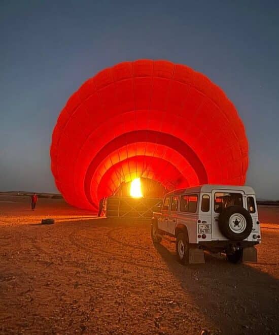 Hot Air Balloon Flight over Marrakech with Berber Breakfast